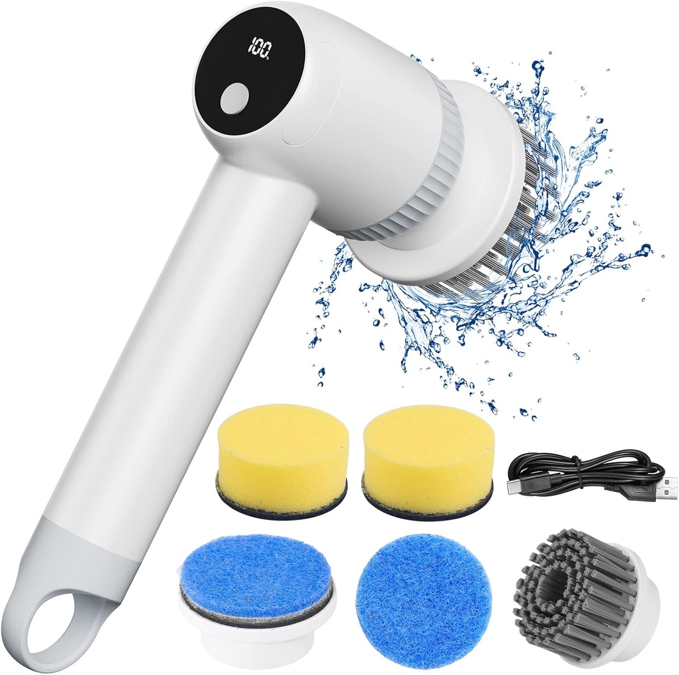Cordless Electric Spin Scrubber