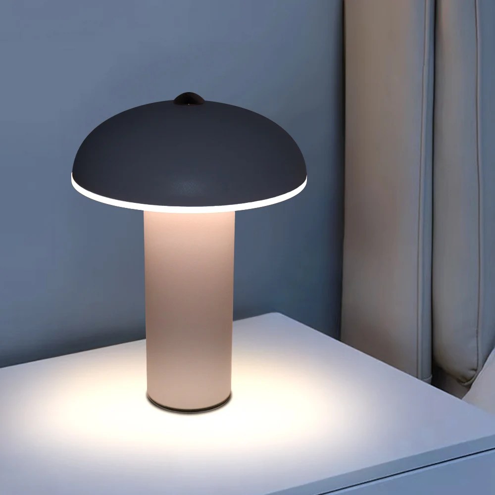 Cordless Mushroom Table Lamp