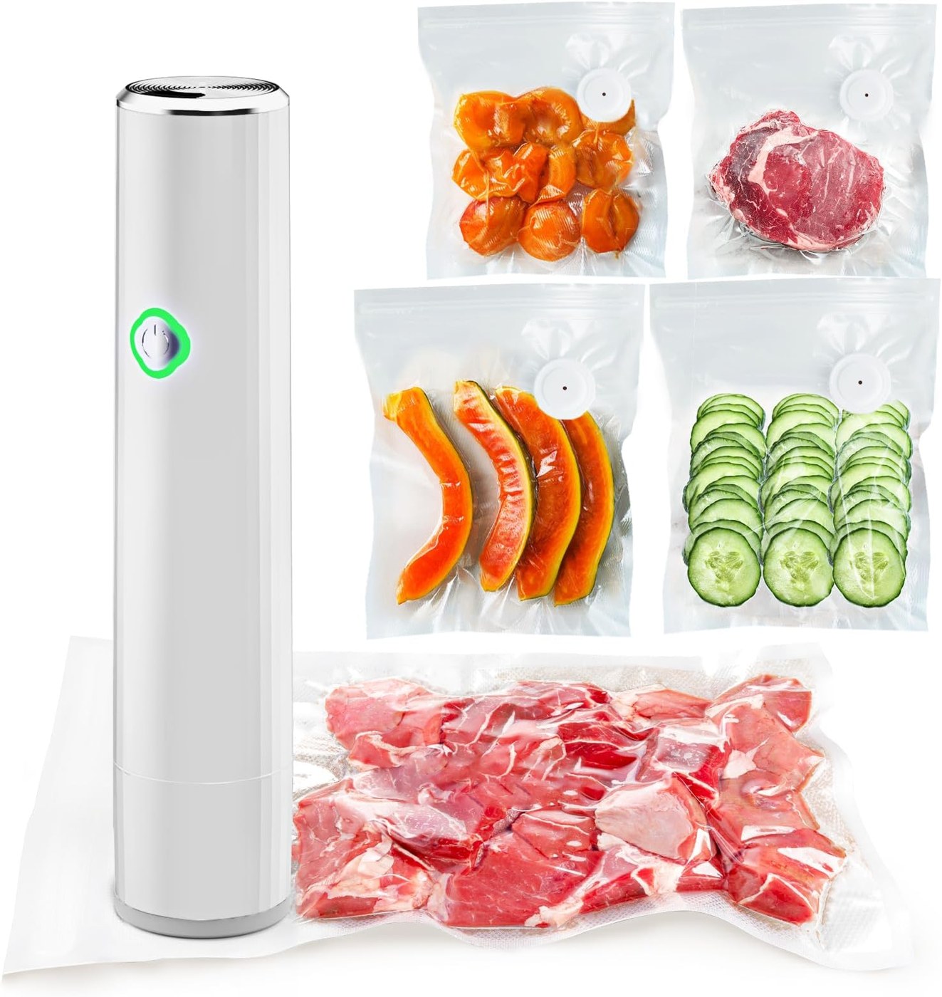 Handheld Vacuum Sealer + Bags