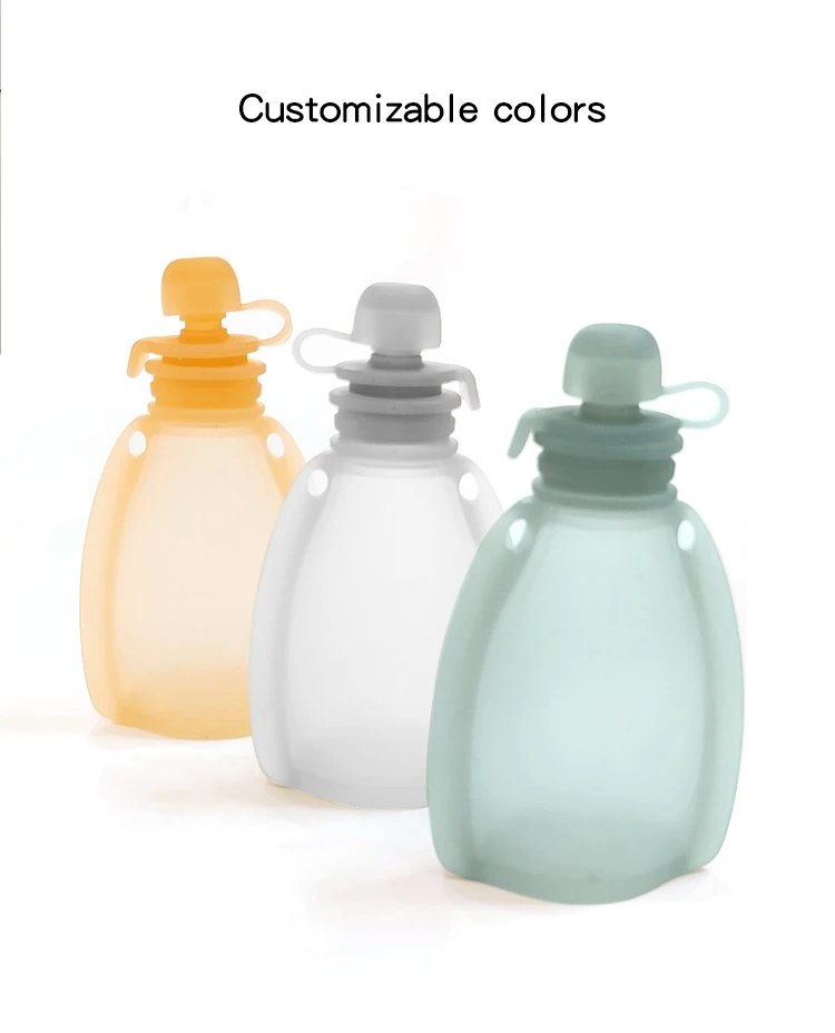 Reusable Silicone Food Pouches (4-pack)