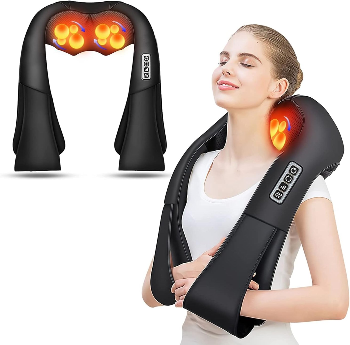 Shiatsu Neck & Back Massager (with heat)