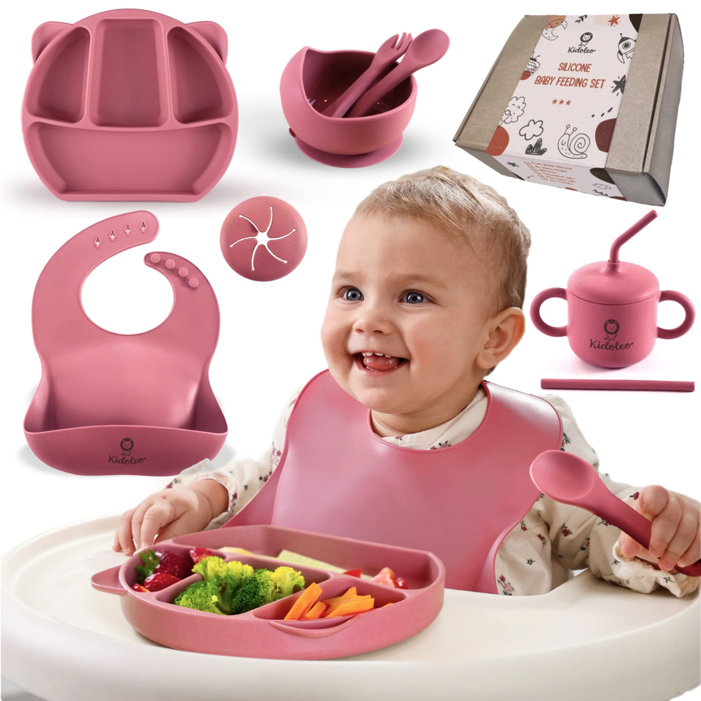 Silicone Baby Weaning Set